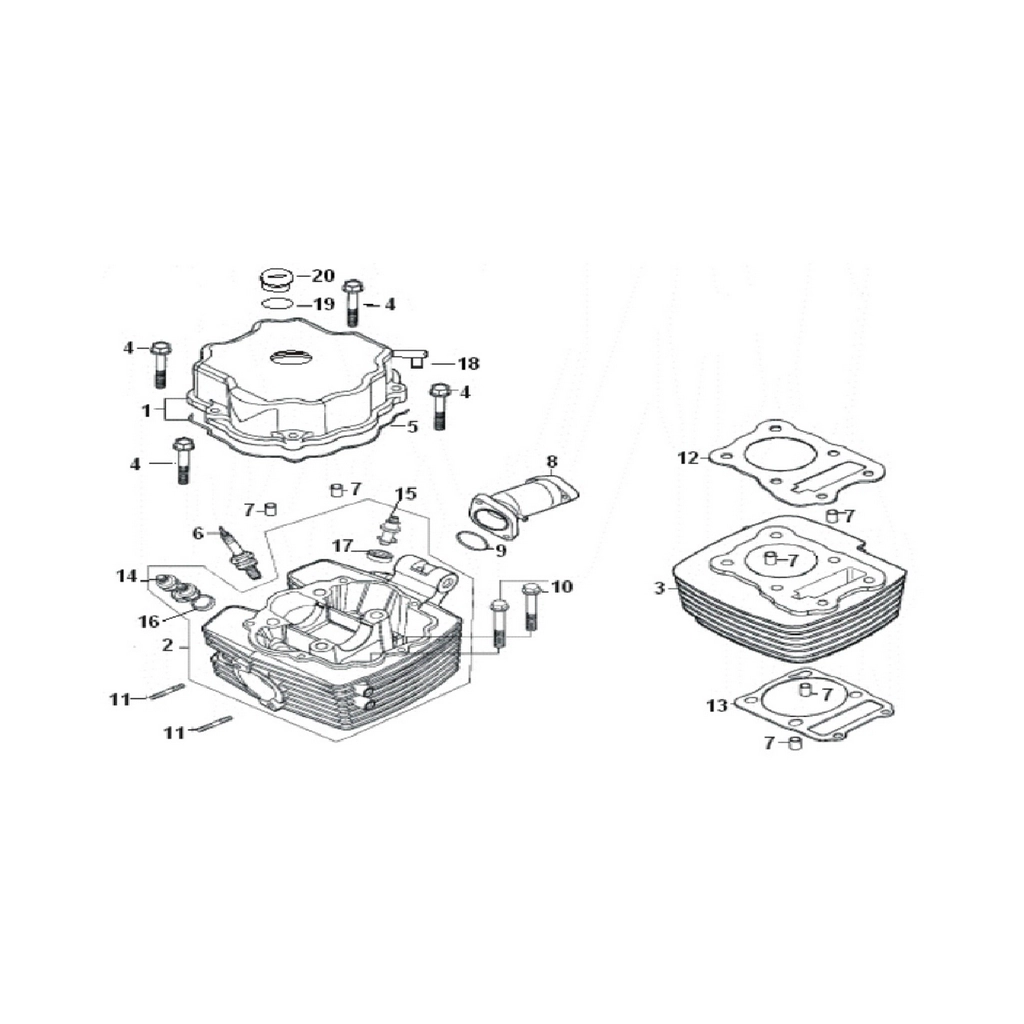 KUBA VIP TRACK 250 PRO SİLİNDİR #KM 75377